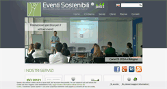Desktop Screenshot of eventisostenibili.it
